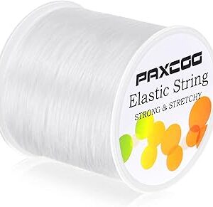 Paxcoo Elastic Bracelet String Cord Stretch Bead Cord for Jewelry Making and Bracelets Making