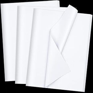 Jkopsnr 100 Sheets White Tissue Paper 20x14 Inches Tissue Paper for Gift Bags Wrapping Tissue Paper Bulk for DIY Crafts Birthday Baby Shower Festival Holidays Decorative