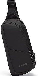 Pacsafe Vibe 150 2.5 Liter Anti Theft Sling Pack, Black