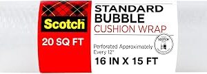 Scotch Cushion Wrap, 16 in x 15 ft., 1 Roll/Pack (7924)