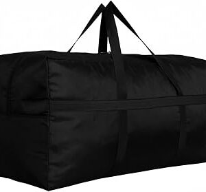 DoYiKe Extra Large Storage Duffle Bag with Zippers and Handles, Big Foldable Duffle Bag for Travel