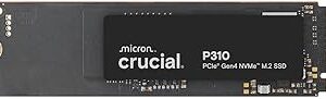 Crucial P310 2TB SSD, PCIe Gen4 NVMe M.2 2280, Up to 7,100MB/s, for Laptop, Desktop (PC), & Handheld Gaming Consoles, Includes Acronis Data Recovery Software, Solid State Drive - CT2000P310SSD801
