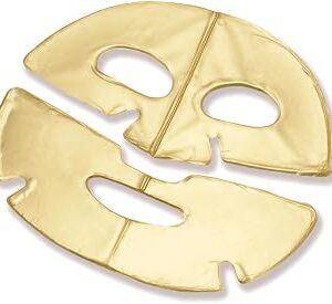 MZ SKIN Hydra-Lift Gold Face Mask - Niacinamide-Enhanced Hydrogel Treatment for Brightening Radiance, Restoring & Firmness, With Gold Nano Particles, Hyaluronic Acid, Vitamin C & Collagen