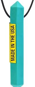 ARK Krypto-Bite, Chew Necklaces for Sensory Kids and Adults, Oral Fidget for Autism, ADHD, SPD, Anxiety, Medical-Grade Sensory Chew Necklace, XT, Firm, Teal