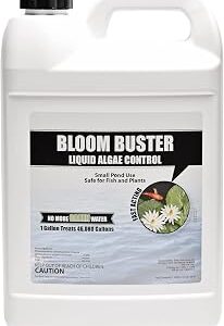 Bloom Buster Algae Control for Fish Ponds & Water Gardens - Gallon - Safe for Koi Fish, Goldfish & Plants - Controls Algae in Ponds & Water Features, EPA Registered