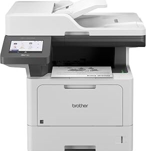 Brother Professional Laser Printer All-in-One with Scanner and Copier, High-Speed 50 ppm Monochrome Printing, Wireless Network Ready, Dual-Band WiFi, Auto 2-Sided Print (MFC-L5915DW)