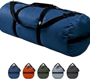 NSS 175L Extreme Duffel Bag, Heavy-Duty Gear Bag, 1050D Tuff Cloth, Diamond Ripstop, Reinforced Stitching - Blue
