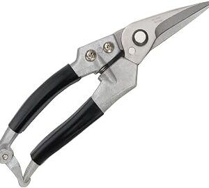 Goat Hoof Trimmers and Farrier Shears – Versatile Hoof, Wire, and Pipe Cutting Tool for Livestock – Silver (1pack)