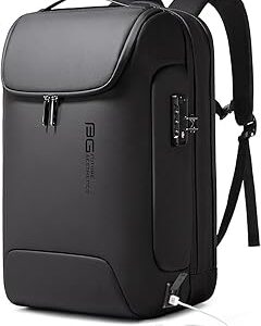 BANGE Men's Anti-Theft Backpack,Waterproof Fashion Travel Backpacks,High Tech Backpack with USB3.0 Charging Port,Business Laptop Backpack Fits 17.3 Inch Notebook…