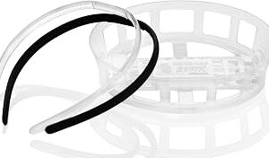 Grad Cap Remix - The ORIGINAL Graduation Cap Headband - Keep Your Natural Hair on Grad Day and Secure Your Cap - Black and Clear Headband Included