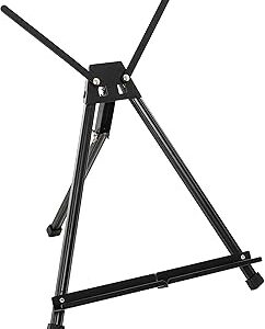 U.S. Art Supply Tabletop Easel for Painting - 15 to 21 Adjustable Metal Painting Easel - Portable Art Easels (Pack of 10) for Display Table Stand - Canvas, Whiteboards, Posters, Signs, Drawings