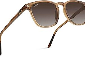 WearMe Pro WMP Eyewear - Men's Polarized Modern Rounded Square Sunglasses