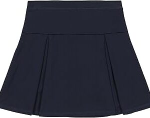 Izod Girls School Uniform Sensory-Friendly Pleated Scooter Skirt with Undershorts, Soft Fabric, Tagless with Flat Seams