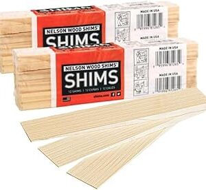 Nelson Wood Shims 8 24 Pack - Kiln Dried Wood