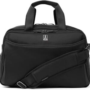 Travelpro Crew Classic Lightweight Softside Luggage, Underseat Travel Tote Bag, Men and Women, Black