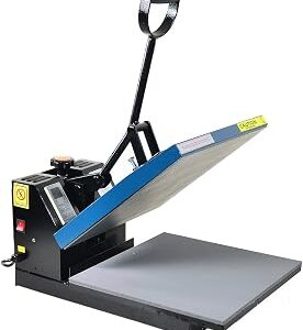 Fancierstudio Digital Heat Press 15 x 15 Sublimation Rhinestone Heat T-Shirt Machine15x15 B/BLK
