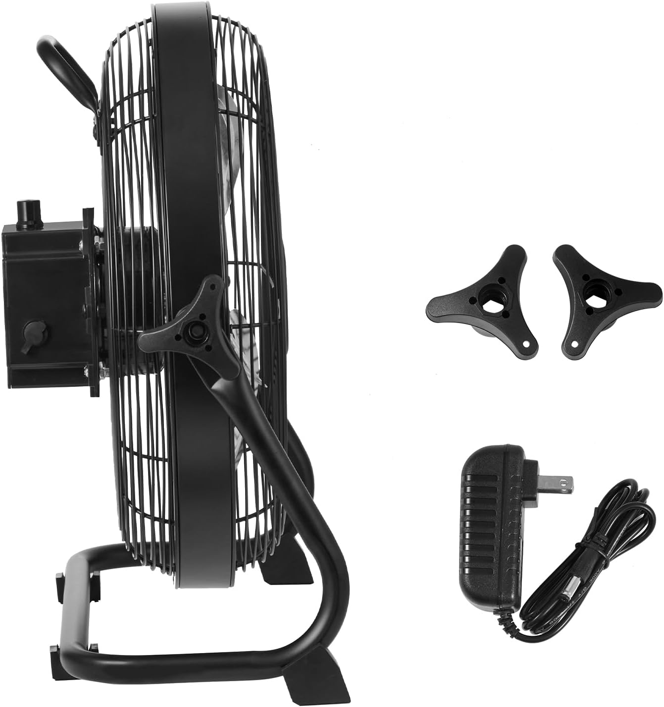 VEVOR Ventilador de piso recargable de 12 pulgadas, ventilador personal silencioso portátil - Imagen 5