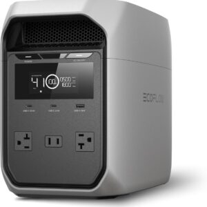 EF ECOFLOW Estación de energía portátil DELTA 3 Classic, batería LiFePO4 de 1024 Wh, salida de 1800W AC/100W USB-C