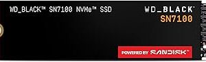 WD_Black SN7100 1TB NVMe SSD - Gen4 PCIe, M.2 2280, Up to 7,250 MB/s Read Speed, Up to 6,900 MB/s Write Speed, Next Gen TLC 3D NAND, for Laptops, Handheld Gaming Devices - WDS100T4X0E