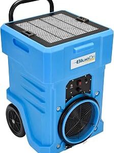 BlueDri AS1000 1000 CFM Portable Large Capacity HEPA Air Scrubber with Two-Stage Filtration, Blue