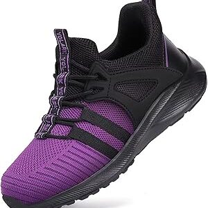 YOLARK Boys Girls Sneakers for Kids Non-Slip Tennis Shoes Fashion Lightweight Breathable Running Sport Athletic