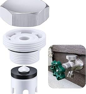 1 Pack Vacuum Breaker Repair Kit Replacement for VACVBKX1B Heavy Duty Metal Vacuum Breaker Replacement Kit for Traditional Anti Siphon Frost Free Sillcock Valves Anti Siphon Valve Repair Kit