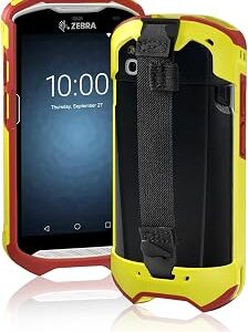 TC51 TC52 TC56 TC57 TC510K Case with Hand Strap - Protective & Ergonomic for Zebra Handheld Barcode Scanners SG-TC5X-EXO1-01 SG-TC5X-EXONHS-01 (Red-Yellow Blend)