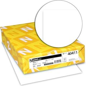 Neenah Paper Exact Index Card Stock, 94 Bright, 110 lb Index Weight, 8.5 x 11, White, 250/Pack
