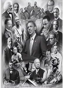 Great African Americans Men President Leaders Poster,Black History Month Posters Canvas Art Poster And Wall Art Picture Print Modern Family Bedroom Decor Posters 12x18inch(30x45cm)