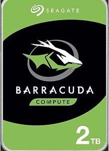 Seagate BarraCuda 2TB Internal Hard Drive HDD – 3.5 Inch SATA 6Gb/s 7200 RPM 256MB Cache – Frustration Free Packaging (ST2000DM008/ST2000DMZ08)