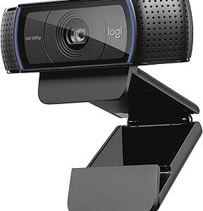 Logitech C920x HD Pro PC Webcam, Full HD 1080p/30fps Video, Clear Audio, HD Light Correction, Works with Microsoft Teams, Google Meet, Zoom, Nintendo Switch 2’s new GameChat Mode, Mac/Tablet- Black