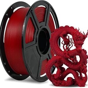 FLASHFORGE Rapid PLA Filament 1.75mm Ruby Red, 500mm/s High Speed Printing, 3D Printer Filament 1kg Spool, Dimensional Accuracy +/- 0.02mm, Enjoy Exceptional Print Quality