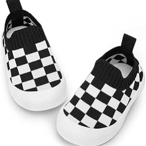 BACSAC Baby Toddler Unisex Infant Shoes Boys Girls Beige Mesh Breathable Non-Slip Soles 6-36 Months