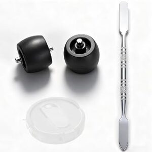 2 Pack Front Caster Wheel Compatible with Shark Robot Replacement for AV/RV/UR/QR Series, Replacement Parts with Disassembly Tool