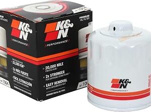 K&N Premium Oil Filter: 20,000 Mile Engine Protection with Wrench Off Nut: Compatible with Select 1983-2022 HYUNDAI/KIA/SUBARU/HONDA Vehicle Models (See Product Description for Select Models),HP-1004