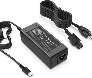 Universal 65W USB C Laptop Charger Compatible with HP chromebook Lenovo Dell Acer Asus Samsung Google Computer Type C Power Adapter