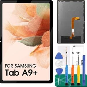 for Samsung Galaxy Tab A9+ Screen Replacement for Samsung Tab A9 Plus LCD Display Digitizer Touch Screen Assembly Repair Kits SM-X210 SM-X215 SM-X216B Black