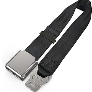 2 in 1 Airplane Seat Belt Extender - Adjustable Length, Fits All Airlines Including Southwest Airlines' 737-800/737MAX8