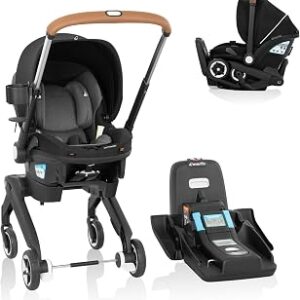 Evenflo Shyft DualRide Infant Car Seat Stroller Combo Moonstone