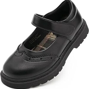 Stelle Mary Jane Shoes for Girls School Uniform Flats Dress Shoes Chunky Loafers Oxfords (Little/Big Kids)