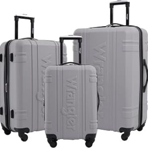 Wrangler 3 Piece Astral Travel Luggage Set, Sharkskin