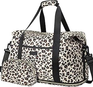 Expandable Travel Duffle Bags Weekender Overnight Bags for Women Men Hospital Bag for Women Labor Delivery with Toiletry Bag Waterproof