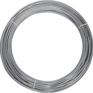 National Hardware Galvanized Steel Wire, 12 Gauge x 100 Ft, Heavy Duty Wire Mesh for Chicken Coops, Garden Fencing, Animal Pens, Crafts, Repairs, 300 lb Load Limit, Rust Resistant