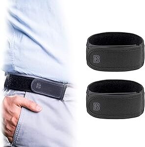 BeltBro Titan No Buckle Elastic Belt For Men — Fits 1.5 Inch Belt Loops, Comfortable and Easy To Use