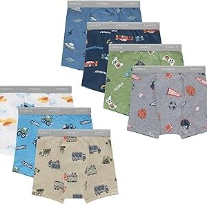 Hanes Boys' Potty Training Underwear, Light Leaks Toddler Cotton Briefs and Boxer Briefs, Multi-pack