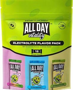 Pickleball Electrolyte Variety Pack | No Sugar, Non-GMO | 12 Drink Sticks