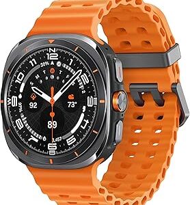 Samsung Galaxy Watch Ultra (2025) 47mm LTE Smartwatch, Titanium Casing, Advanced Sleep Coaching, Running Coach, Energy Score, Heart Rate Tracking, GPS, Titanium Gray [US Version, 2 Yr Warranty]