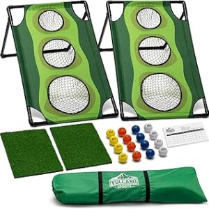 Par 1 Backyard Golf Cornhole Game, Golf Gifts for Men, Golf Accessories for Men, Golf Chipping Game, Golf Equipment, Golf Games for Adults Indoor, Golf Stuff, Golf Training Equipment, Golf Gift