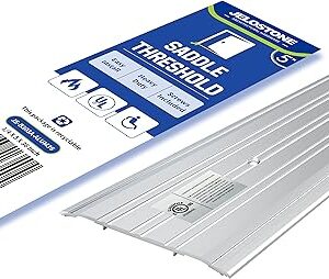 5 W x 1/4 H x 36 L - Commercial Aluminum Door Threshold(Mill Aluminum)- Door Saddle- ADA accessible Barrier Free- Fire Rated- Door Thresholds for Exterior Doors, B303A