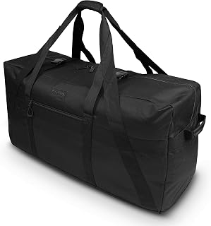 Fitdom 130L 35 Heavy Duty Extra Large Duffle with Upgrade Zipper, Durable & Water Resistant. Perfect as Camping Bag Travel Storage Tent Storage Sports Equipment Bag For Coaches & More